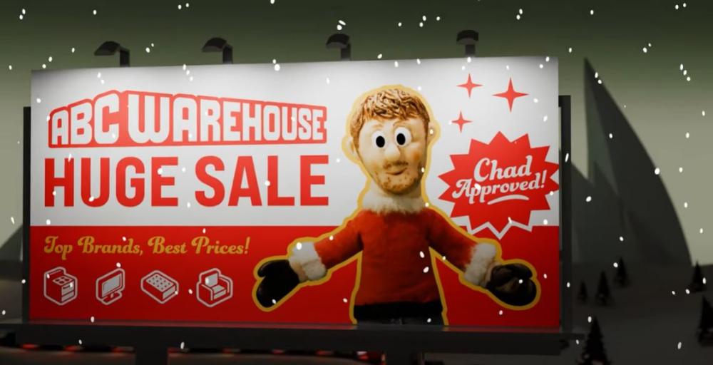 The Holiday Tale of Chad and ABC Warehouse: Where Savings Grow 3 Sizes! 🎄